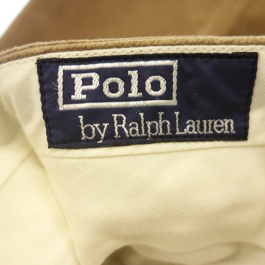 極美品◆ポロラルフローレン コーデュロイパンツ 90年代 コットン100％ メンズ ライトブラウン サイズL程度 Polo Ralph Lauren【LA】