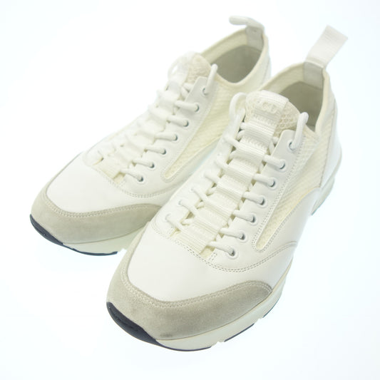 Dior HOMME leather sneakers mesh switching men's 40 white DIOR HOMME [AFC3] [Used] 