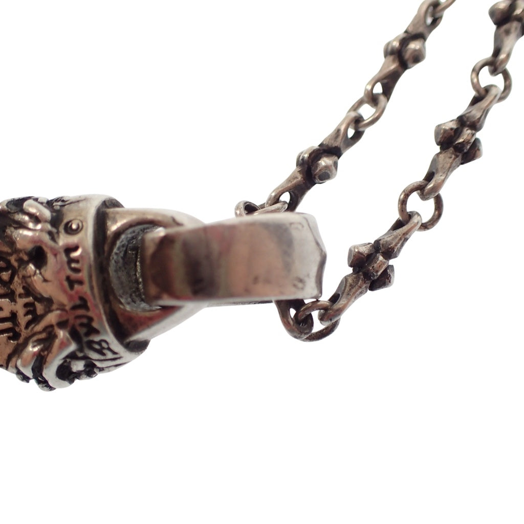 Good condition ◆ Bill Wall Leather Necklace Lion Head Silver 925 BILL WALL LEATHER [AFI17] 