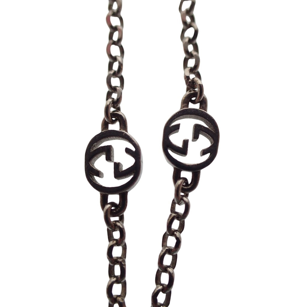 Good condition Gucci Bracelet Love Heart Charm Ag925 Silver GUCCI A