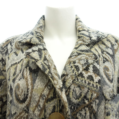 Good condition ◆ Missoni long coat all over pattern ladies M multicolor MISSONI [AFA6] 