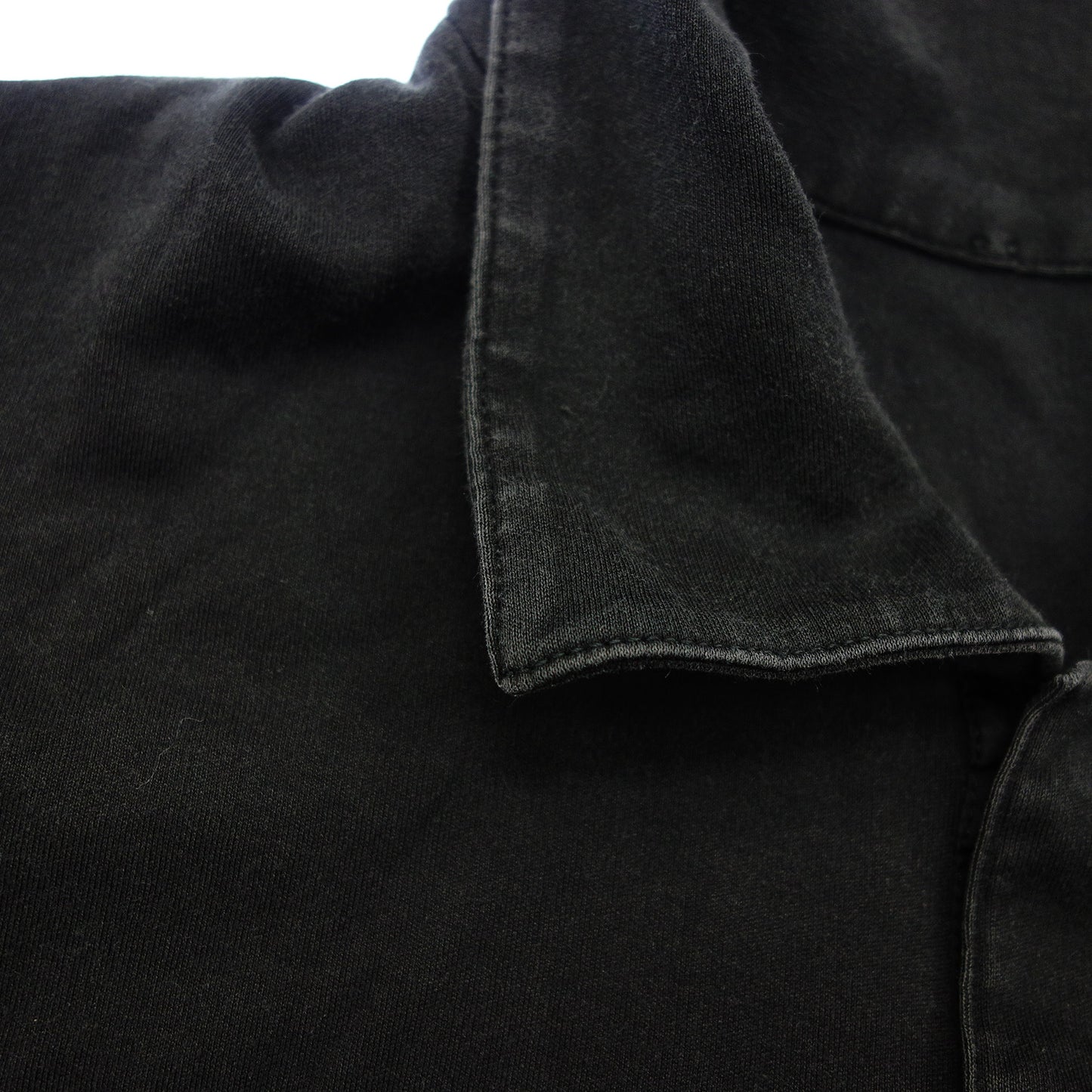 二手 ◆Prada Sports 长袖 Polo 衫 T 恤 2 件套标识男式黑色尺寸 M PRADA SPORTS [AFB15] 