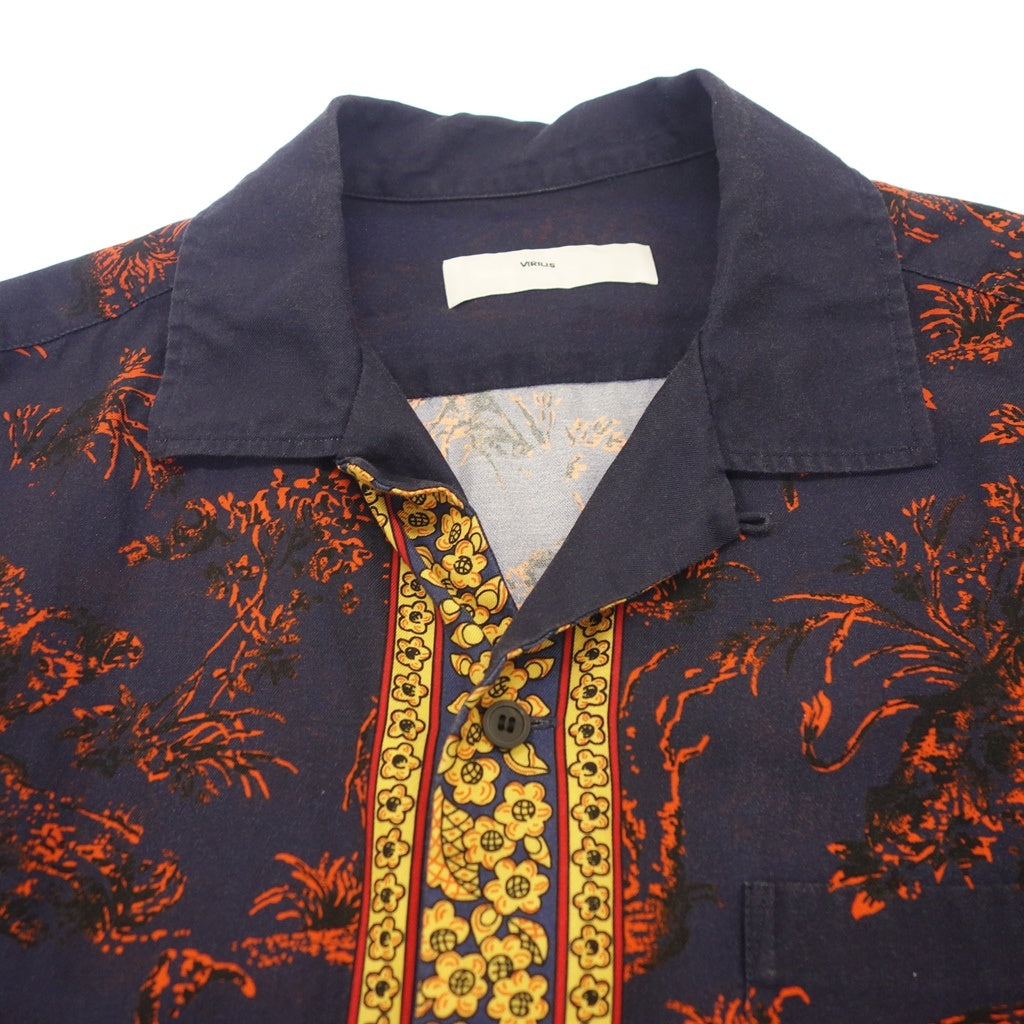 Good condition ◆ TOGA VIRILIS Open Collar Shirt Men's Multicolor Size 46 TOGA VIRILIS [AFB20] 