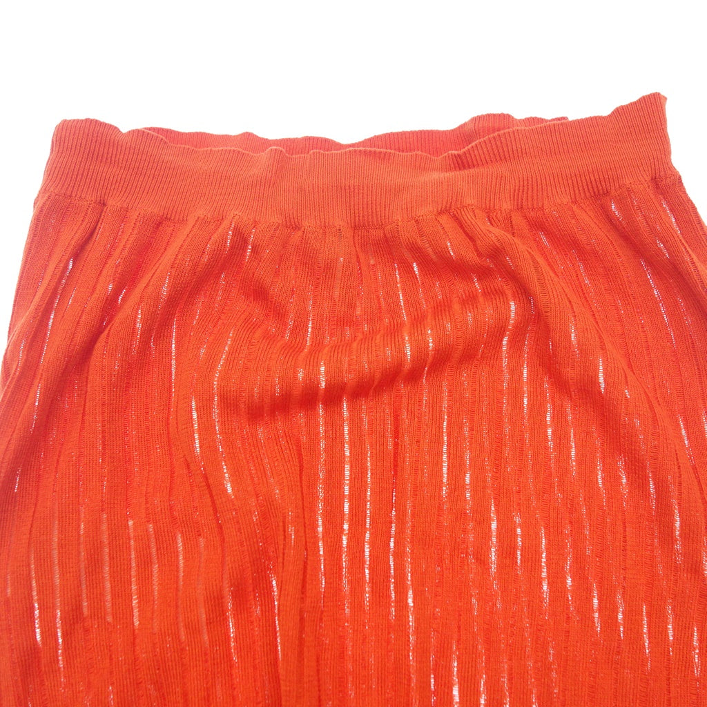 Very good condition◆Chloé Maxi Knit Skirt Women's Orange Size S CHC22UMR50520834S Chloé [AFB32] 