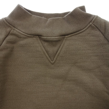 Loupe Oversized Sweatshirt Sweatshirt Mock Neck Cotton Men's Size 33 Brown LOOPÊ [AFB30] [Used] 