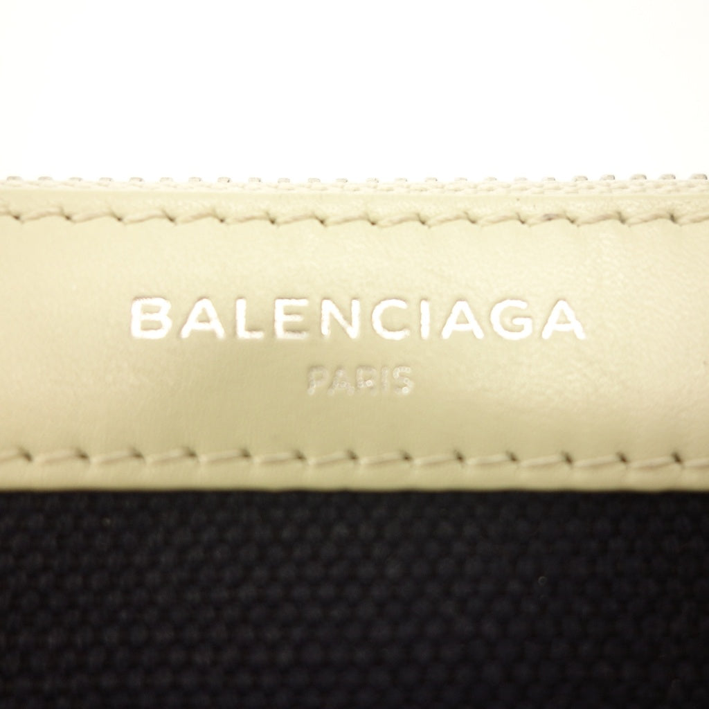 Used ◆ Balenciaga color mini pouch navy Balenciaga [AFI17] 