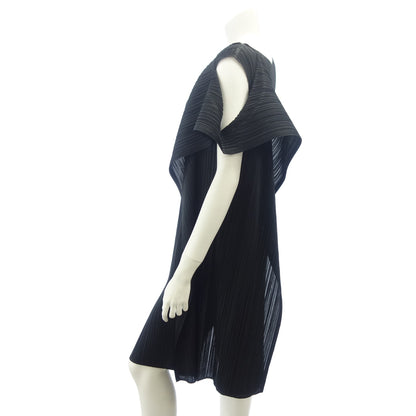 Good condition ◆ Pleats Please Long Dress P93-JH566 Women's Black Size 3 PLEATS PLEASE [AFB36] 