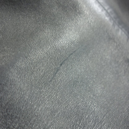 Used ◆LOEWE Leather Skirt Anagram Button Women's 36 Black LOEWE [AFG1] 