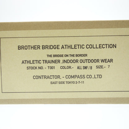 Unused ◆ Brother Bridge Leather Shoes Sneakers German Trainer BERLIN Suede Men's US7 Brown BROTHER BRIDGE [AFD5] 