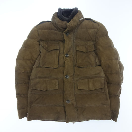 EMMETI Down Jacket Suede Fur Men's S Brown EMMETI [AFA17] [Used] 