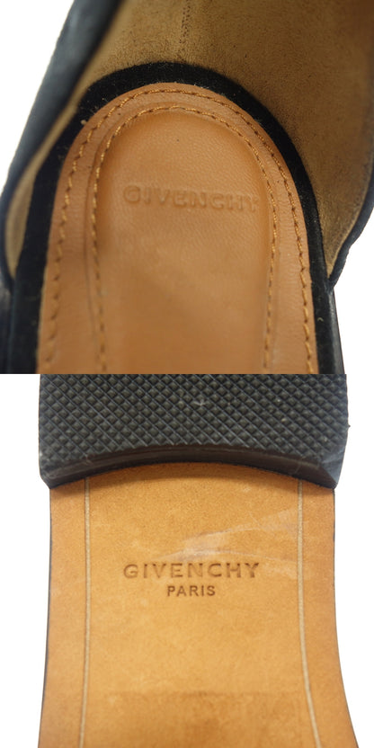 Good Condition ◆ Givenchy Suede Strap Sandals Pumps Belt Design Women's Black GIVENCHY [AFC19] 