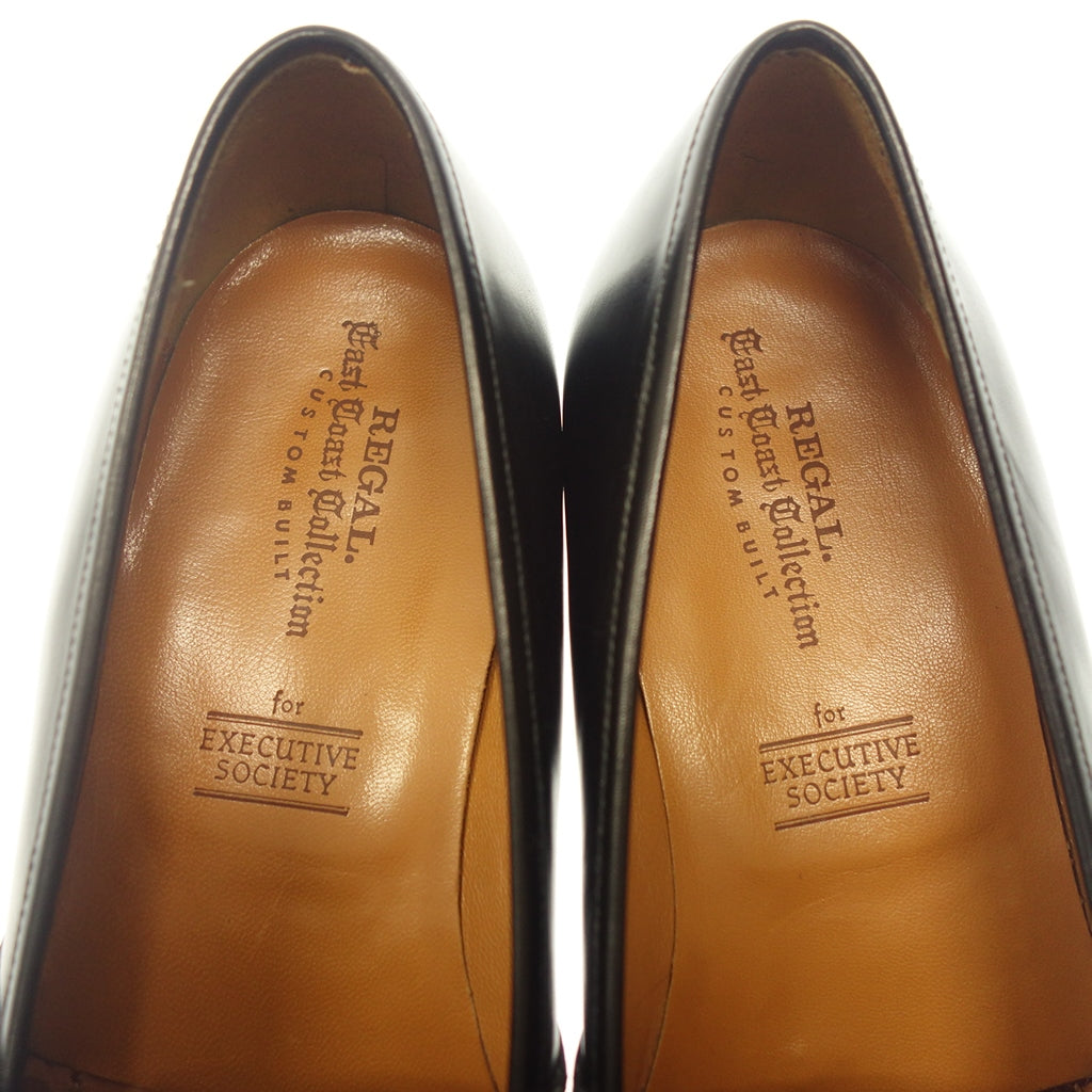 Like new◆Regal Full Strap Loafer East Coast Collection Leather Men's Black  Size 26.5 REGAL EAST COAST COLLECTION [AFC1]