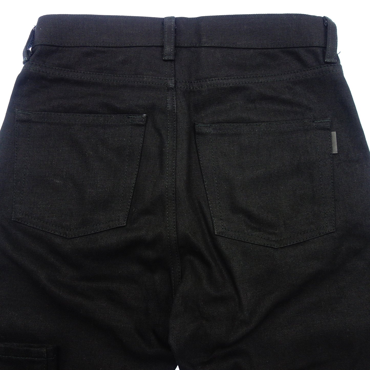 Good Condition◆Saint Laurent Denim Pants 584475 Women's Size 26 Black SAINT LAURENT [AFB19] 