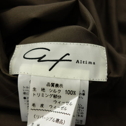 Very good condition ◆ Altima Jacket Weasel Reversible AF Ladies 9-11 Brown Altima [AFB10] 