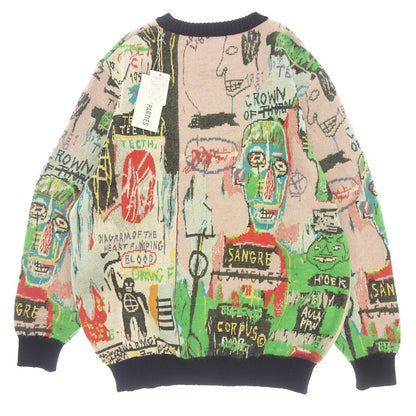 Very good condition◆WACKO MARIA Jean-Michel Basquiat knit sweater 22AW Men's Multicolor Size M All over pattern WACKO MARIA Jean-Michel Basquiat [AFB15] 