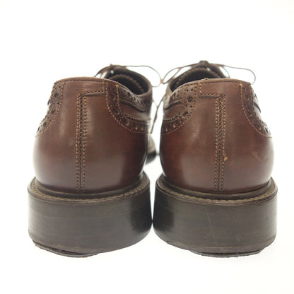 二手 ◆ Santoni 皮鞋 wingtip 6936 男士棕色 尺寸 6 Santoni [AFC31] 