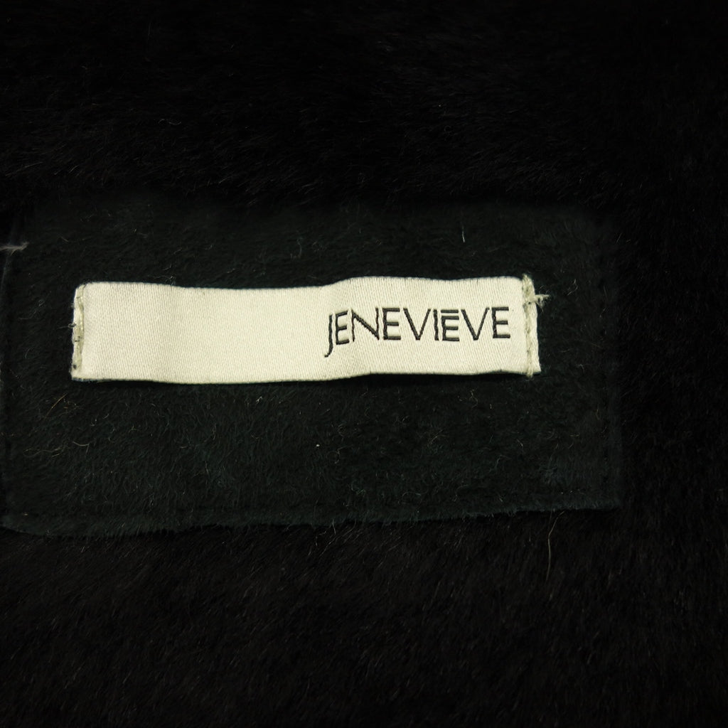 Good condition ◆Genevieve Coat Real Sheepskin Coat Women's Green 1 JENEVIEVE [AFA15] 