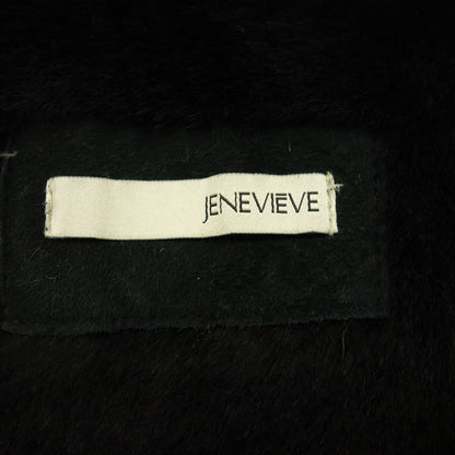 Good condition ◆Genevieve Coat Real Sheepskin Coat Women's Green 1 JENEVIEVE [AFA15] 