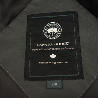 状况非常好◆加拿大鹅黑标羽绒服克拉伦斯外套男式灰色 L 码 CANADA GOOSE BLACK LABEL [AFA12] 