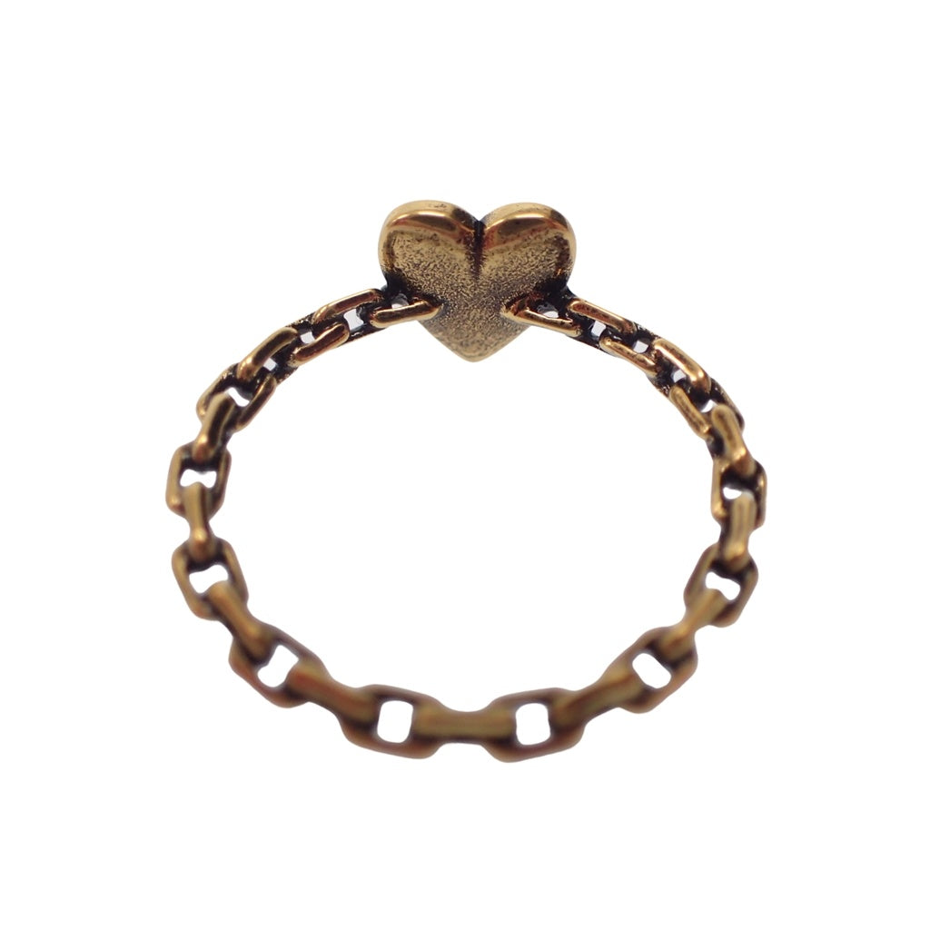 Good condition◆Dior ring heart gold approx. 12.5 DIOR [AFI12] 