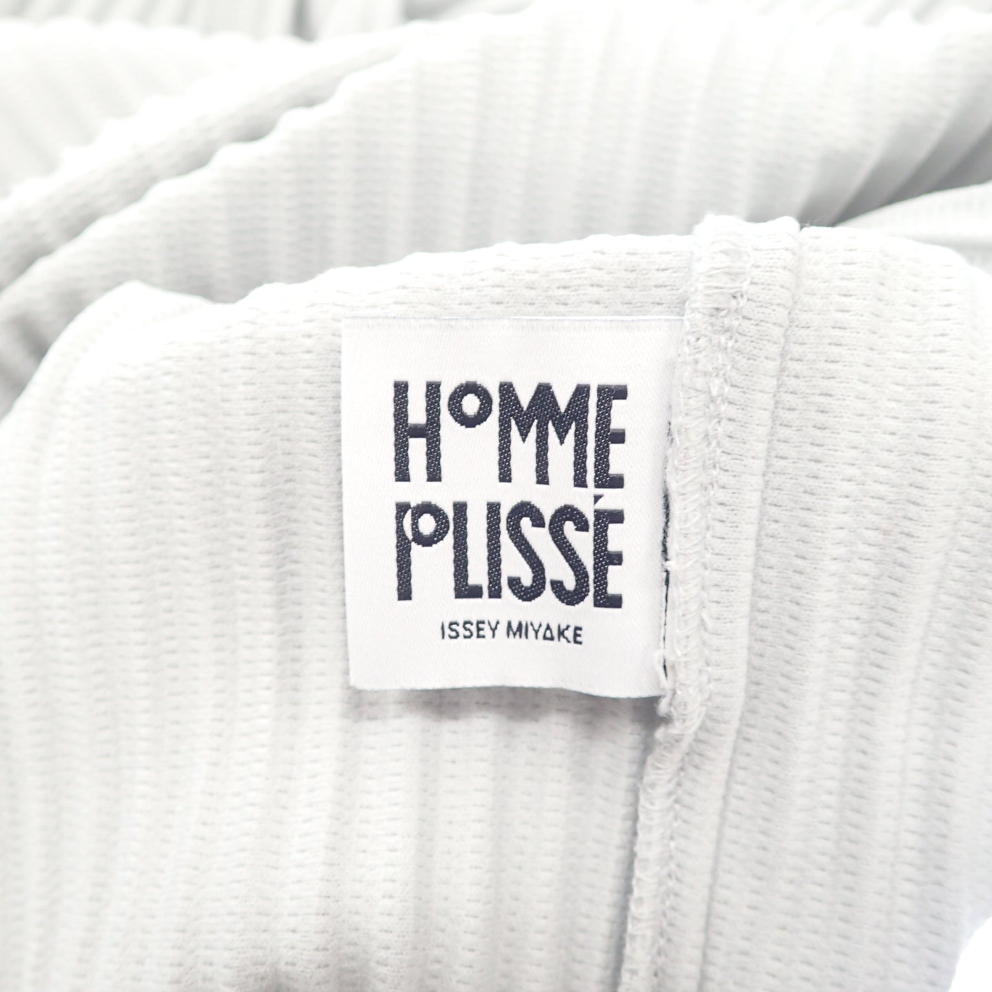 ISSEY MIYAKE HOMME PLISSE T 恤褶皱 HP51JK020 浅灰色 男士 3 ISSEY MIYAKE HOMME PLISSE [AFB21] [二手] 