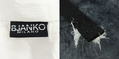 Used ◆Bianco Milano zip up reversible jacket mountain parka ladies white x gray [AFA4] 