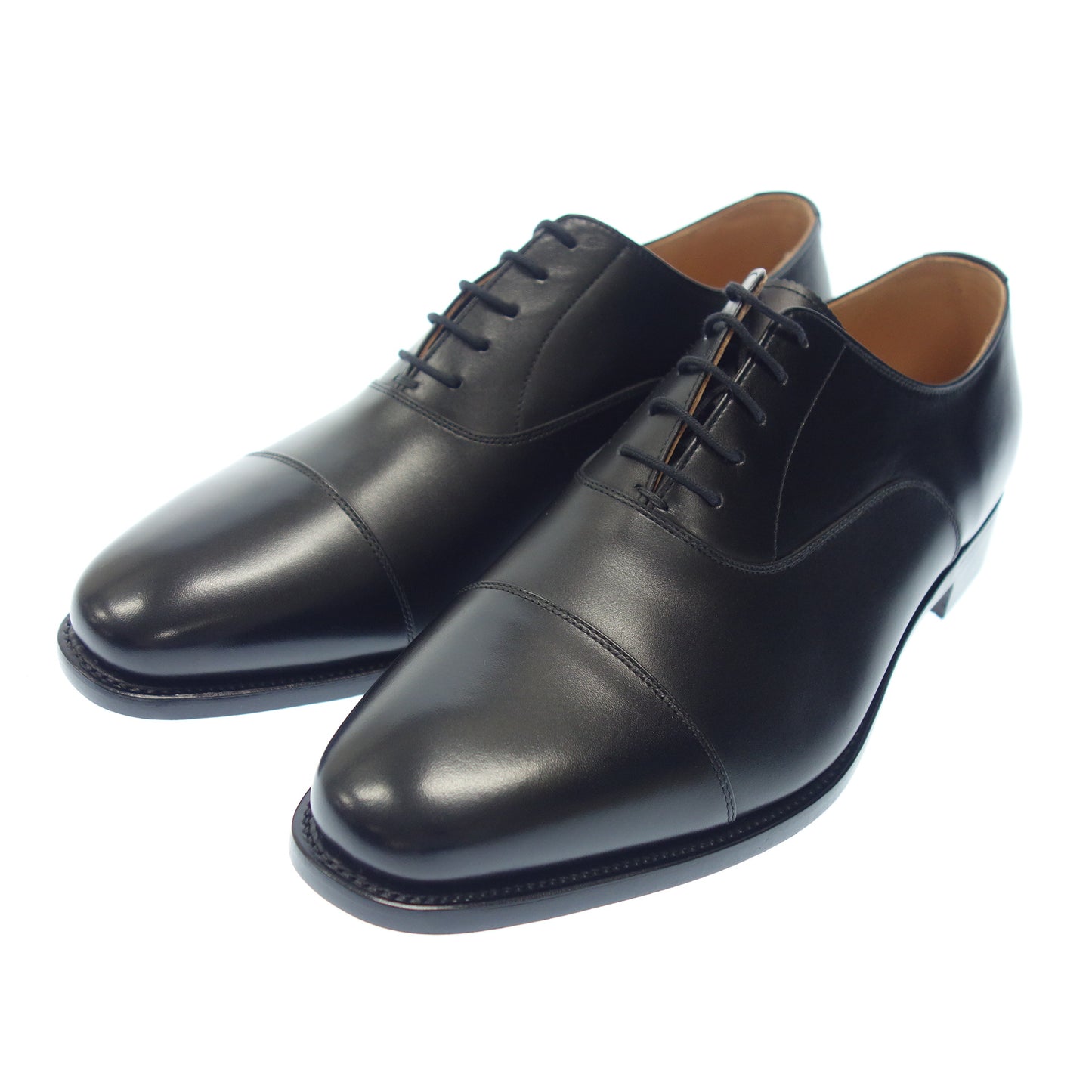 Scotch grain leather shoes straight tip 2726 Men's 27 Black SCOTCH GRAIN [LA] 