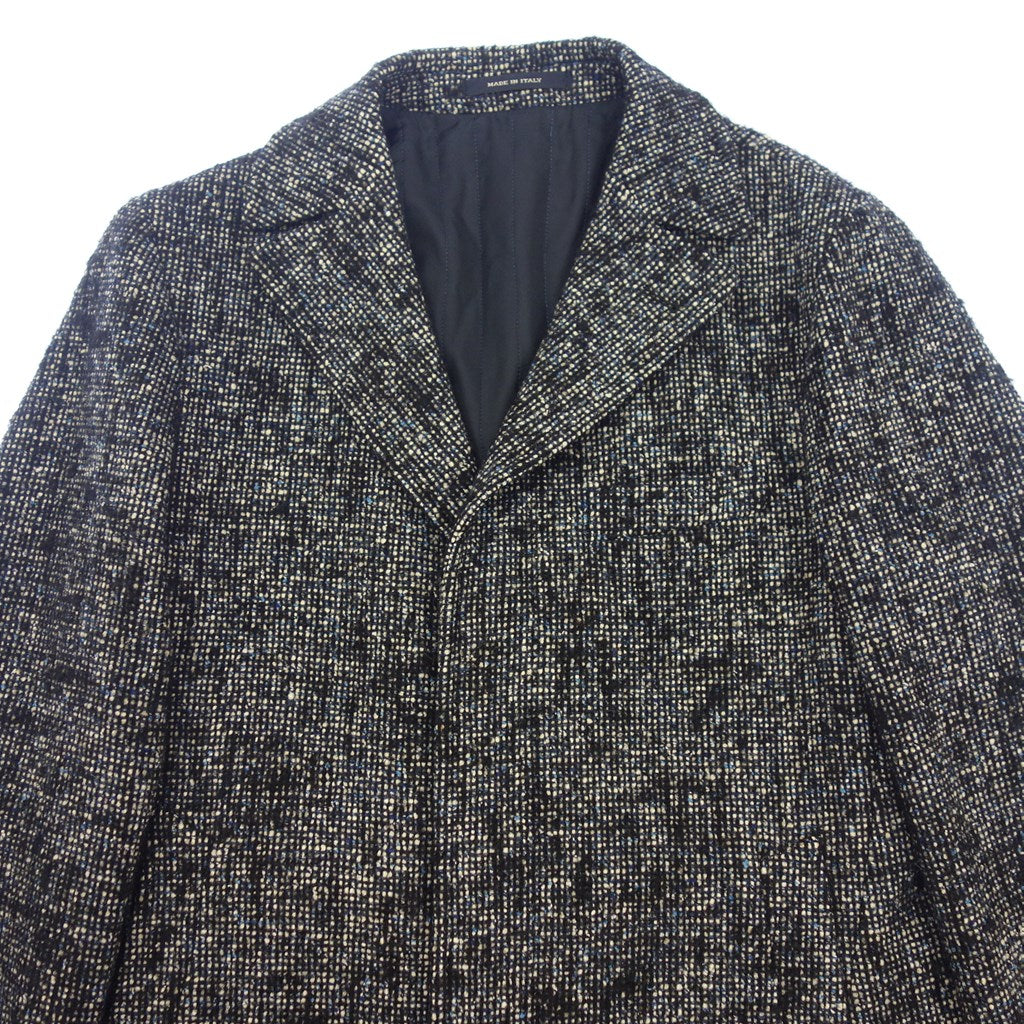 Good condition ◆ TAGLIATORE Chester coat Thomas Tweed Black size 48 TAGLIATORE [AFB3] 