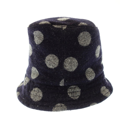 Good condition ◆ Engineered Garments Bucket Hat Dot Pattern Wool Navy x Gray Size M ENGINEERED GARMENTS [AFI20] 