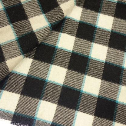 Very good condition◆Acne Studios scarf muffler logo check ACNE STUDIOUS [AFI22] 