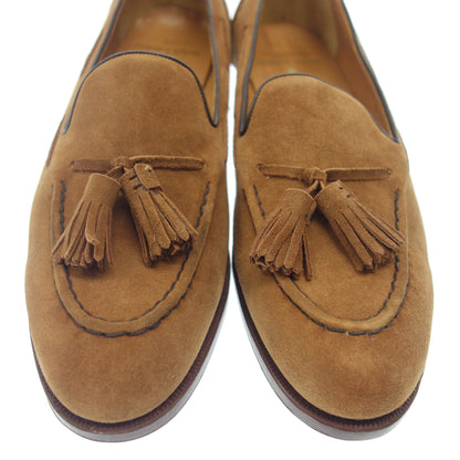 Very beautiful item◆Ralph Lauren Tassel Loafer Suede Beige Size 26.5cm RALPH LAUREN 