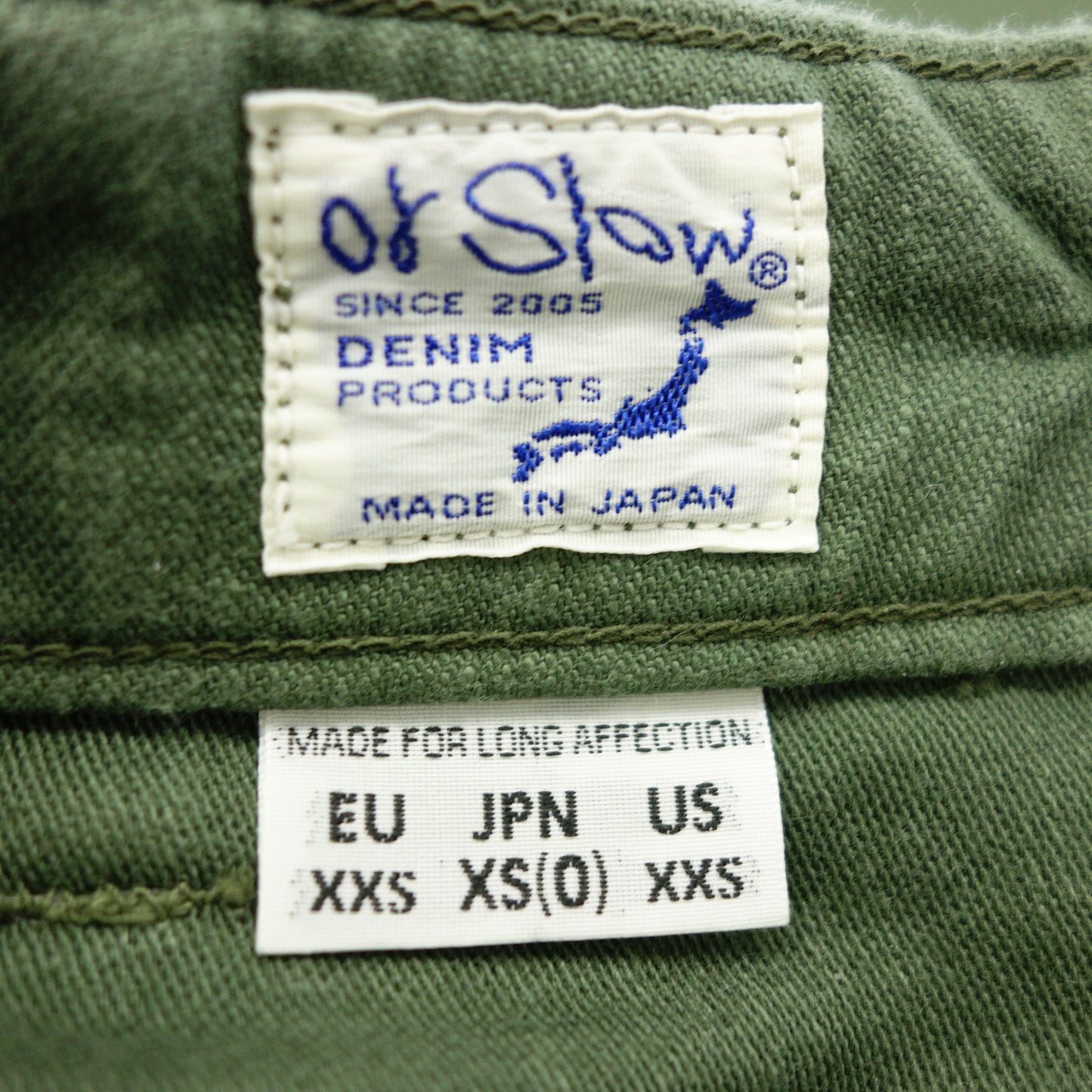 極美品◆オアスロウ ミリタリーパンツ ベイカー ユーティリティ オリーブ サイズXS 0 メンズ 緑 orSlow【AFB30】
