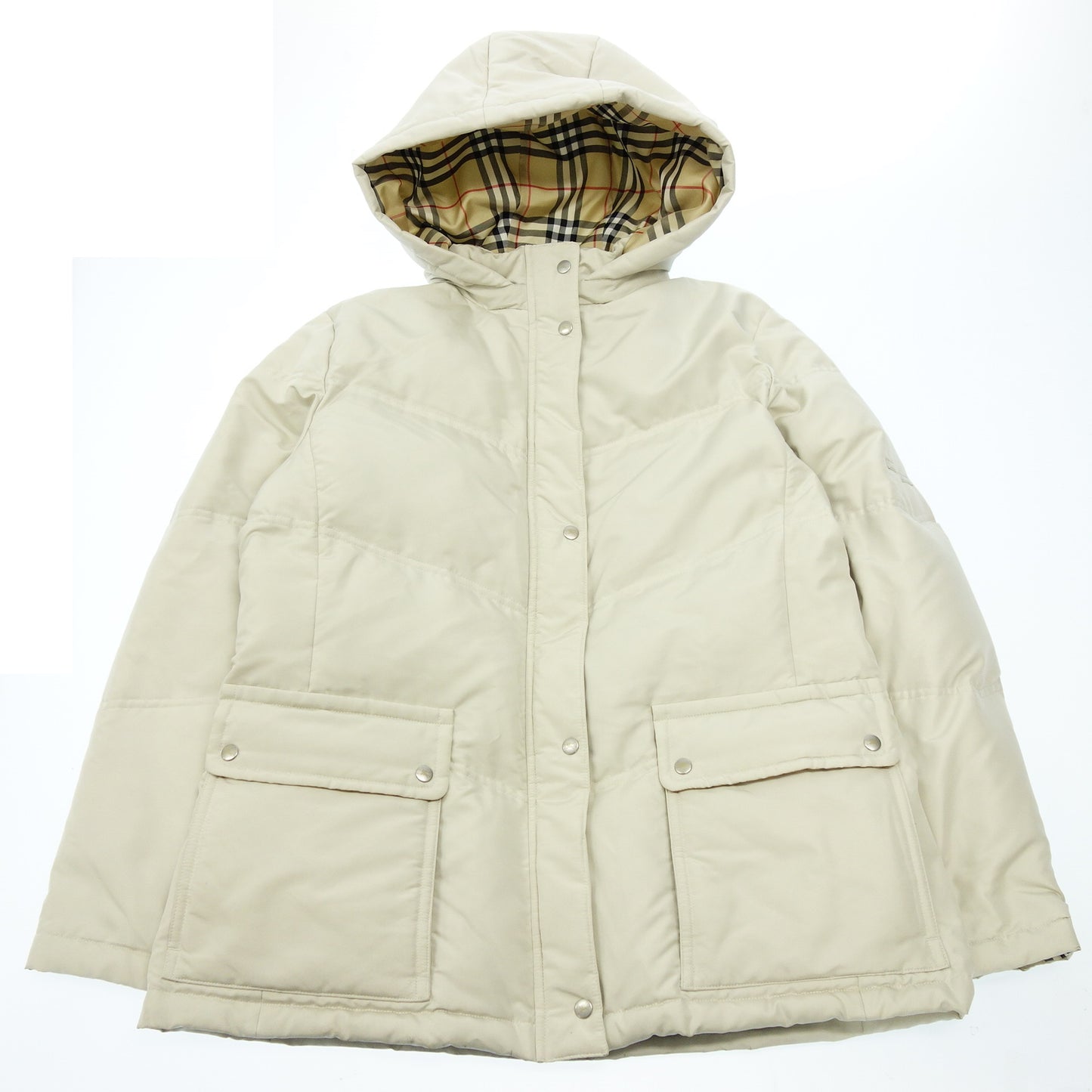 Good condition ◆ Burberry Golf Down Jacket Beige L Women's BURBERRY GOLF [AFA20] 