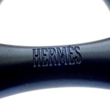 美品◆エルメス シェーヌダンクル スカーフリング スカーフ留め ネイビー系 HERMES【AFI19】