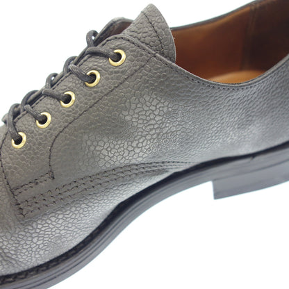 Good Condition◆Sanders Leather Shoes 8803GG Straight Tip Grain Leather Men's Size 8 Gray SANDERS [AFC30] 