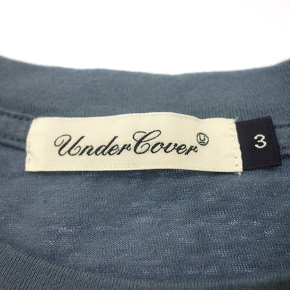 Very good condition◆Undercover long sleeve T-shirt cut and sew UCZ4891-3 THRONE OF BLOOD Men's size 3 Blue UNDERCOVER [AFB38] 