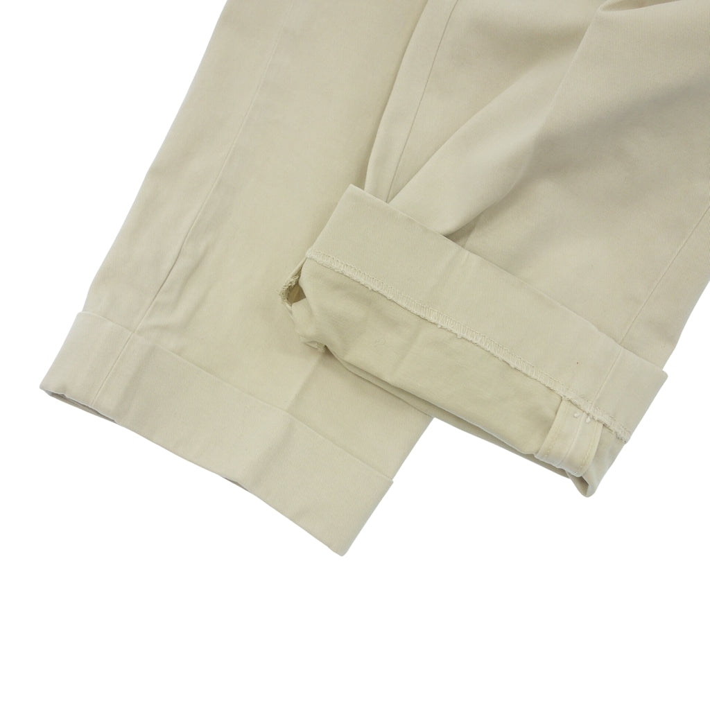 Good condition ◆ GTA BYRON Cotton Pants Byron 1 Pleats Men's Light Beige Size 46 GTA BYRON [AFB11] 