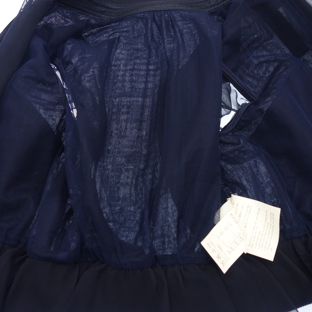 Good condition◆Sacai Frill Vest 15-02212 Navy Women's Size 1 sacai [AFB29] 