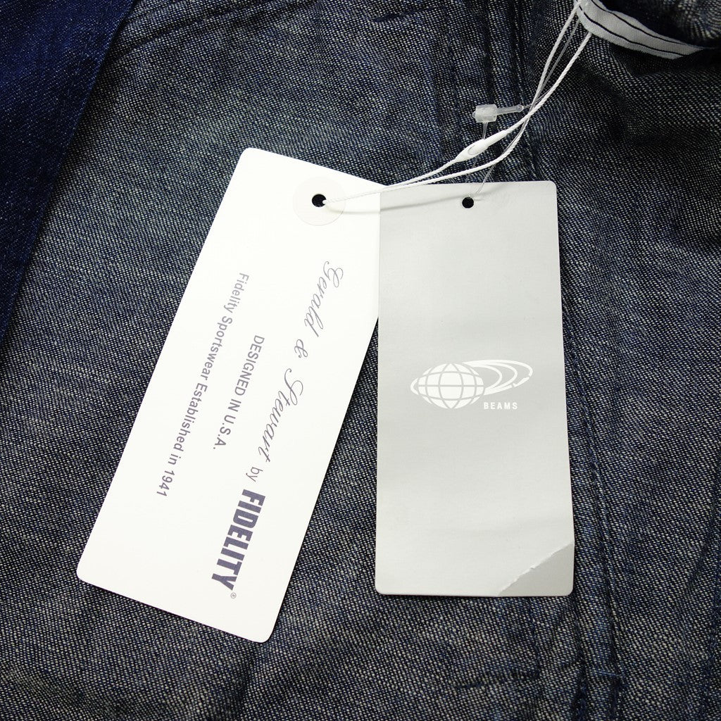 Like new◆Fidelity Denim Marine Parka Men's Indigo Size S FIDELITY [AFB6] 