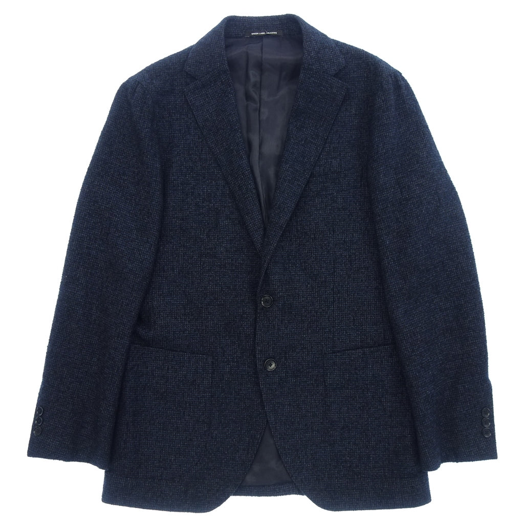 Good condition◆United Arrows Strona Tailored Jacket Single Wool Blend Men's 44 Navy UNITED ARROWS STRONA [AFB17] 