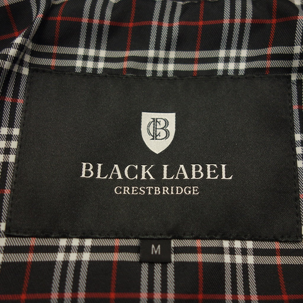 美品◆ブラックレーベル クレストブリッジ ジャケット 中綿 キルティング メンズ ブラック系 BLACK LABEL CRESTBRIDGE【AFB41】