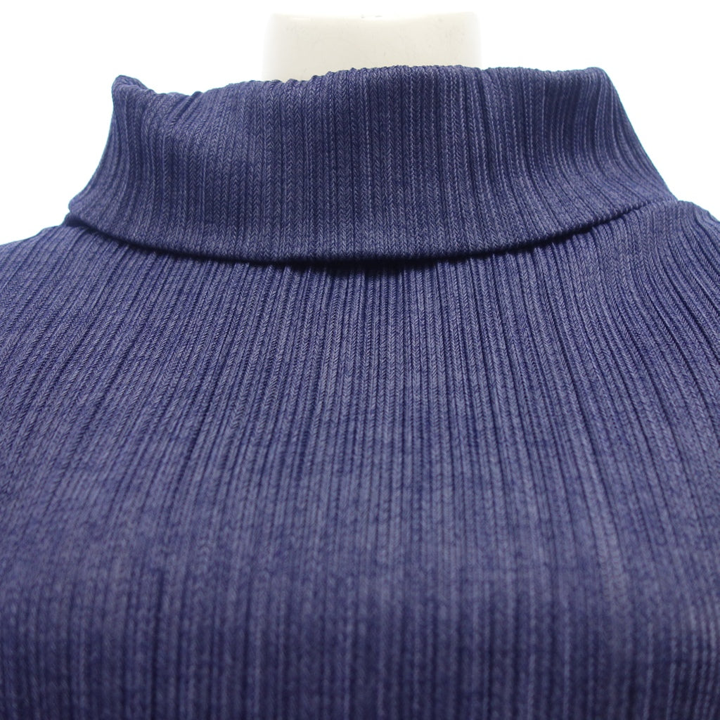 Very good condition ◆ Pleats Please High Neck Tops Cut and Sew Women's Navy Size 3 PP73-JK601 PLEATS PLEASE [AFB25] 