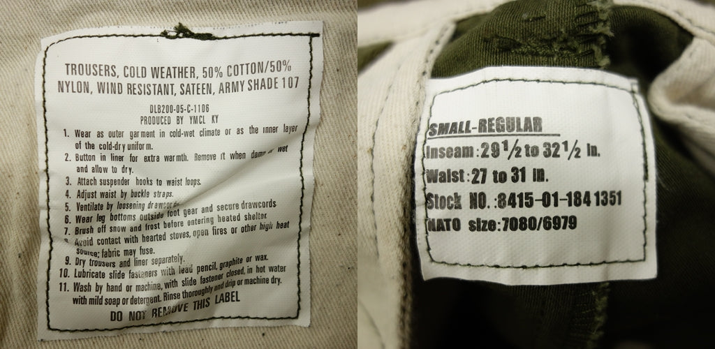 Good condition ◆ US Army Field Pants DLB200-05-C-1106 Size 31 Men's Green US.ARMY [AFB10] 