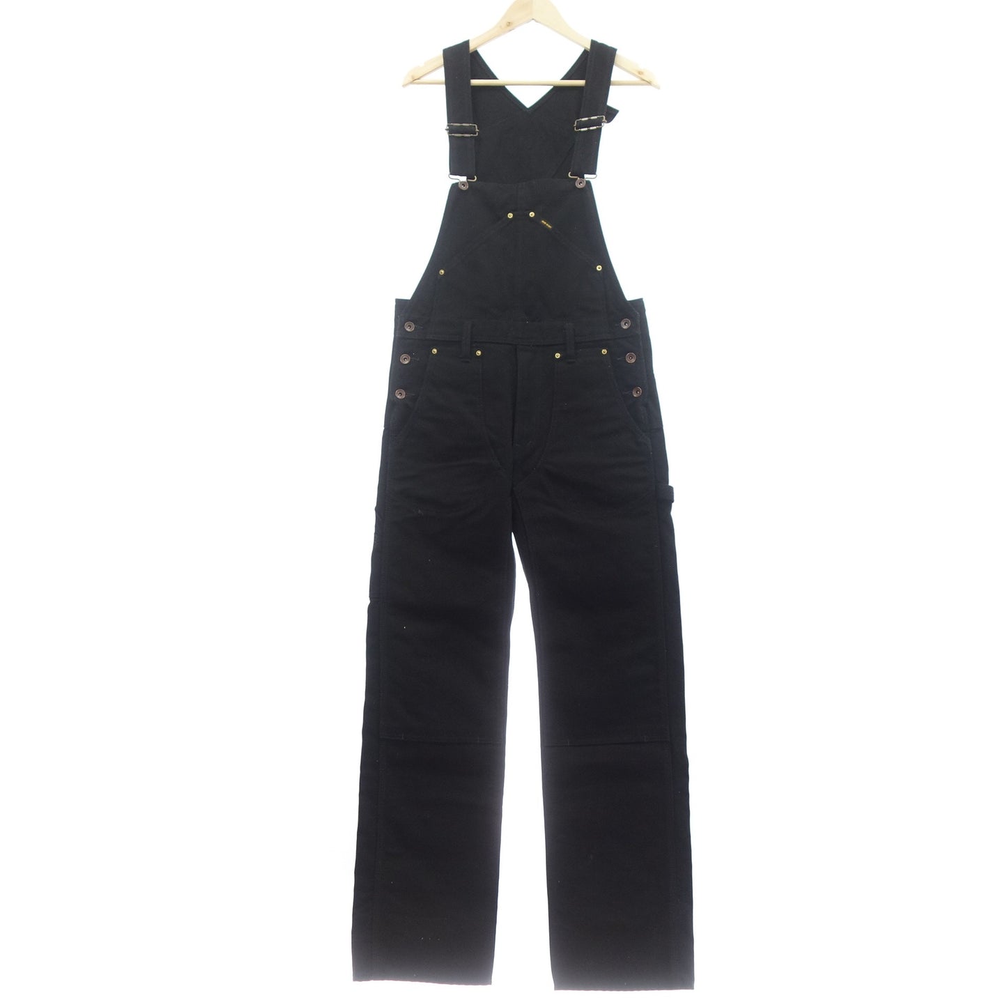 Used ◆IRON HEART Overalls Double Knee Men's Black Size W30 L34 IRON HEART [AFB15] 