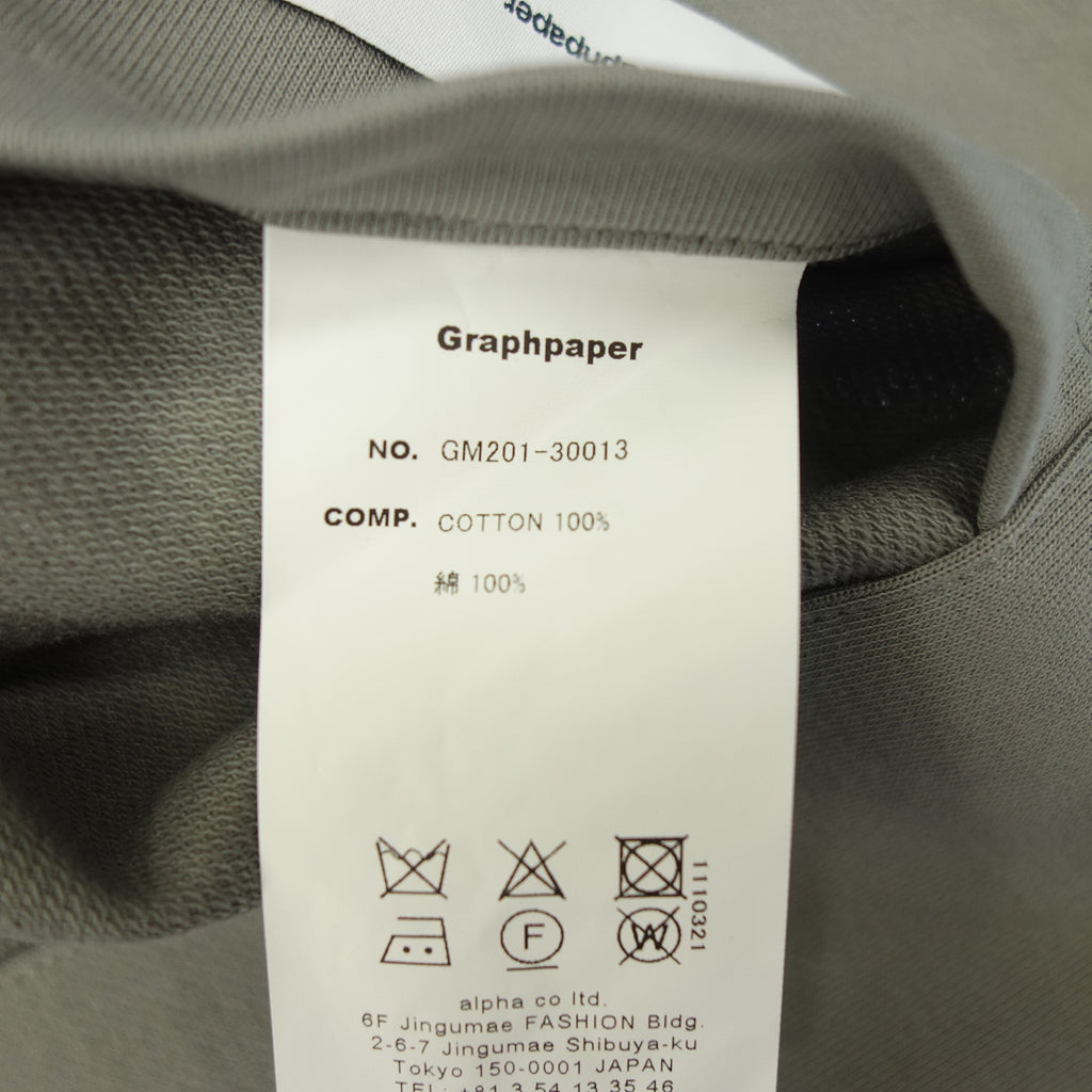 Like new◆Graph paper jacket French work sweat jacket cotton gray size 2 GM201-30013 Graphpaper [AFB3] 