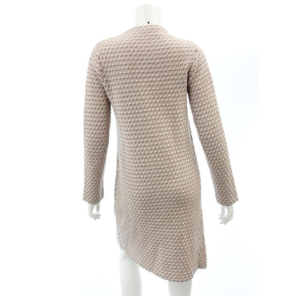 Christian Dior Knit Dress Cable Knit Button Women's Pink 38 Christian Dior [AFB27] [Used] 