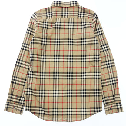 Burberry long sleeve shirt Tisci period Nova check women's brown 14 BURBERRY [AFB4] [Used] 