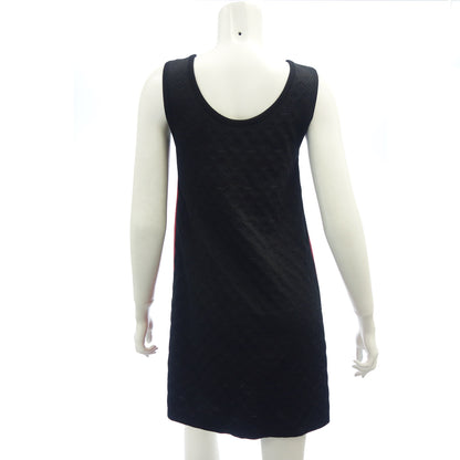 Used ◆Louis Vuitton Dress Bicolor Monogram Embossed RW221B OJ6 FMKD83 Ladies Black Size XS LOUIS VUITTON [AFB15] 