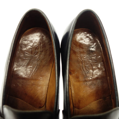 二手 ◆JM Weston 皮鞋 Signature Loafers 180 男士海军蓝尺码 4.5D JMWESTON [AFC41] 