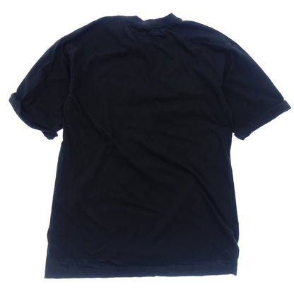 Used ◆Fendi short sleeve T-shirt cut and sew front logo mink men's black size XS FENDI [AFB19] 